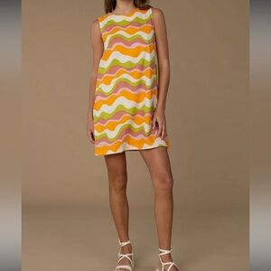 Elizabeth James The Label Ellie Dress in Tidal size Medium